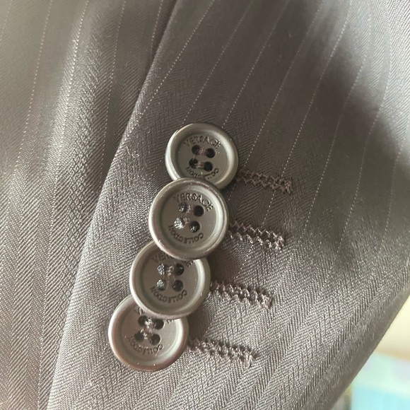 VERSACE Collection 38R Wool Blend Button Classic Blazer - Picture 3 of 8